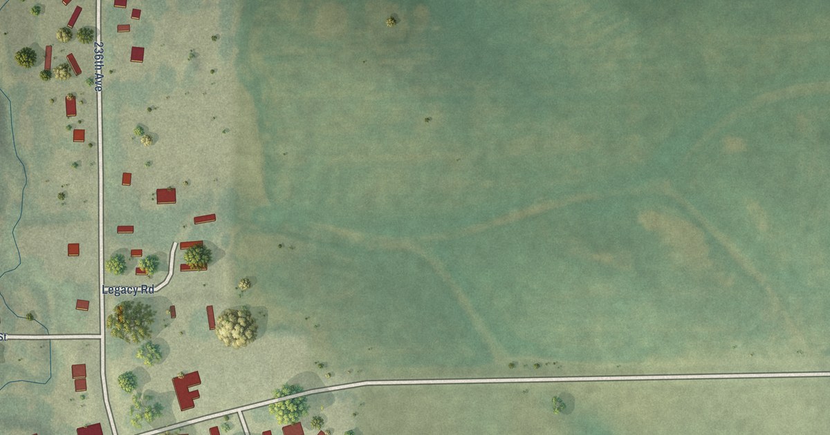 Map of Burr Oak, Iowa in 2026