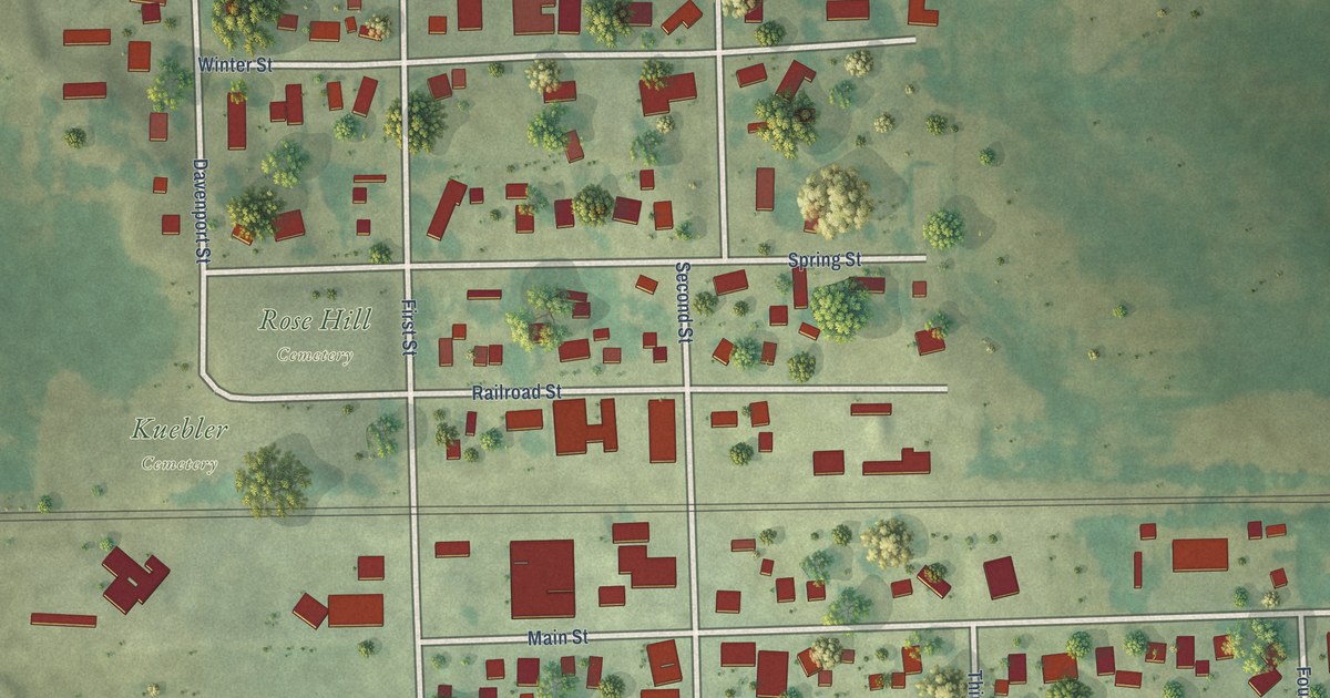 Map of Calamus, Iowa in 2026
