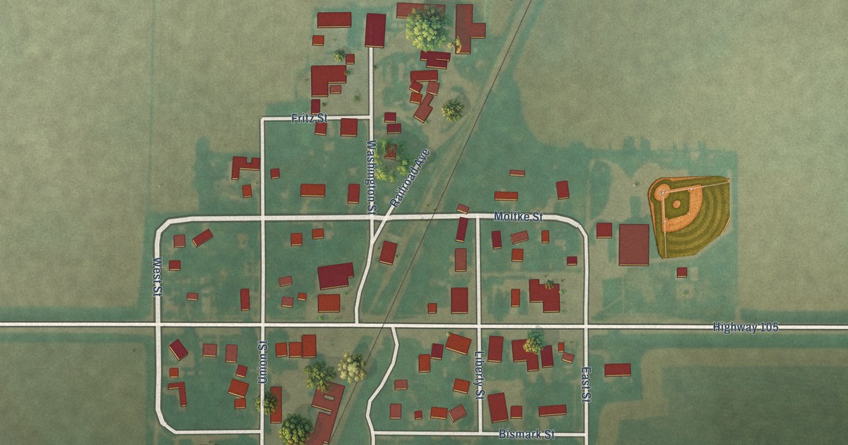 Map of Carpenter, Iowa in 2026