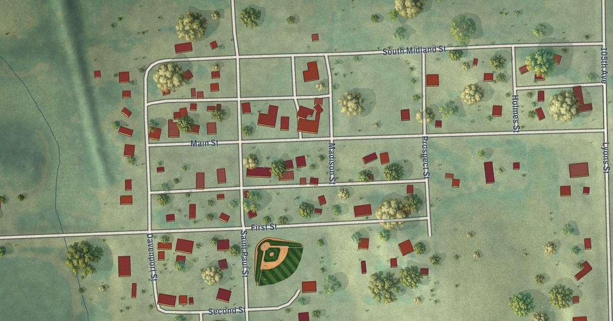 Map of Center Junction, Iowa in 2026
