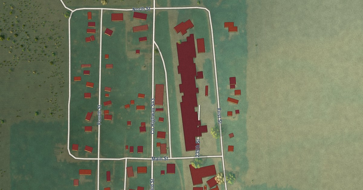 Map of Chapin, Iowa in 2026