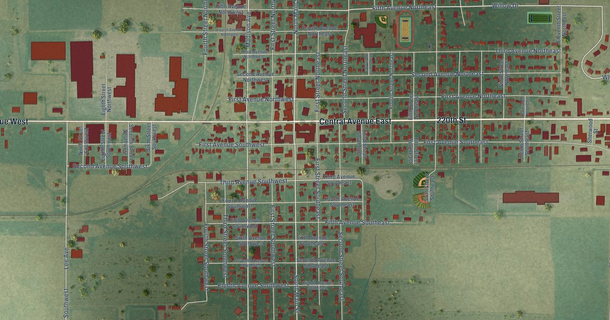 Map of Clarion, Iowa in 2026