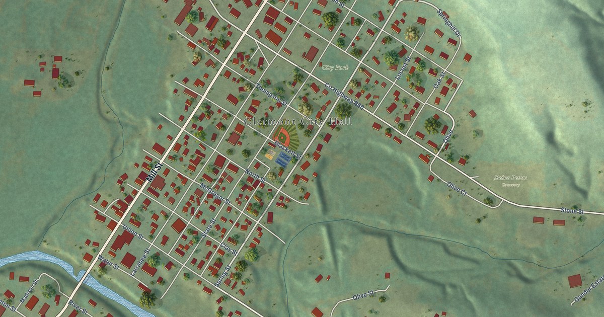 Map of Clermont, Iowa in 2026