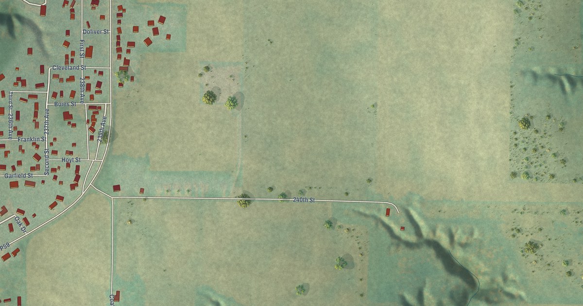 Map of Coalville, Iowa in 2026