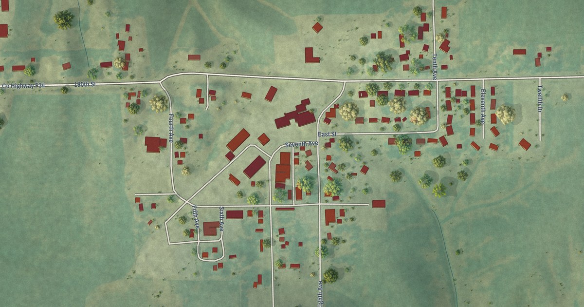 Map of Conroy, Iowa in 2026