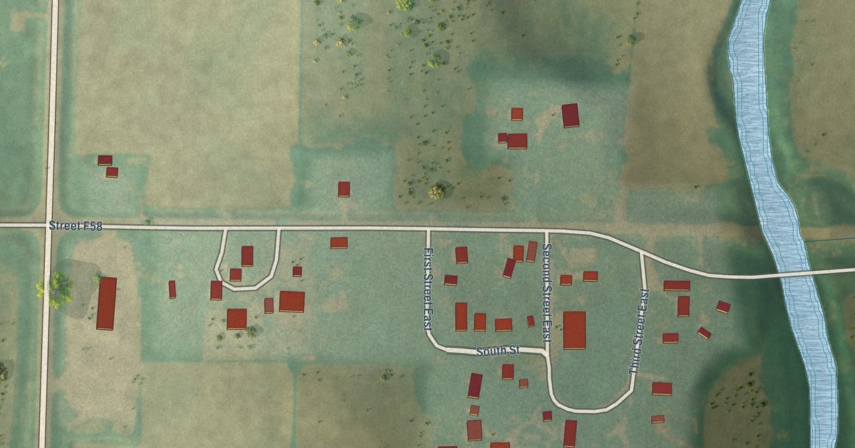 Map of Corley, Iowa in 2026