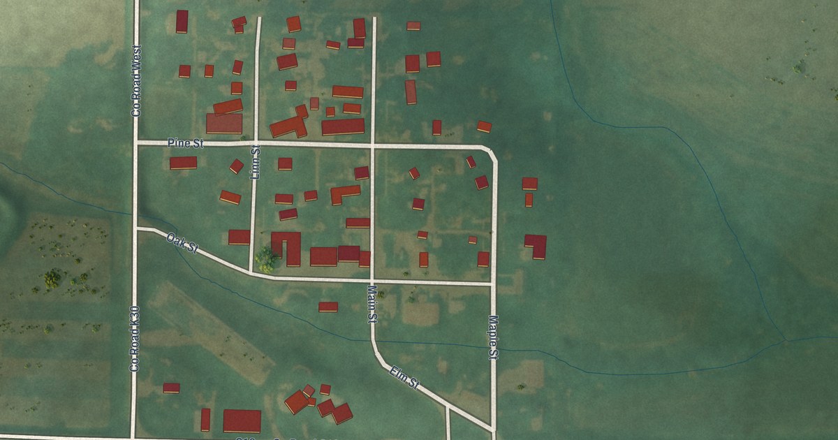 Map of Craig, Iowa in 2026
