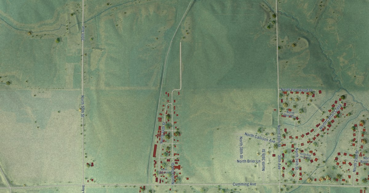 Map of Cumming, Iowa in 2026