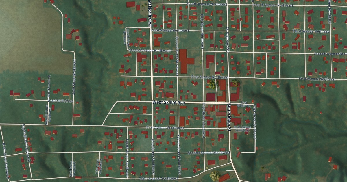 Map of Dayton, Iowa in 2026