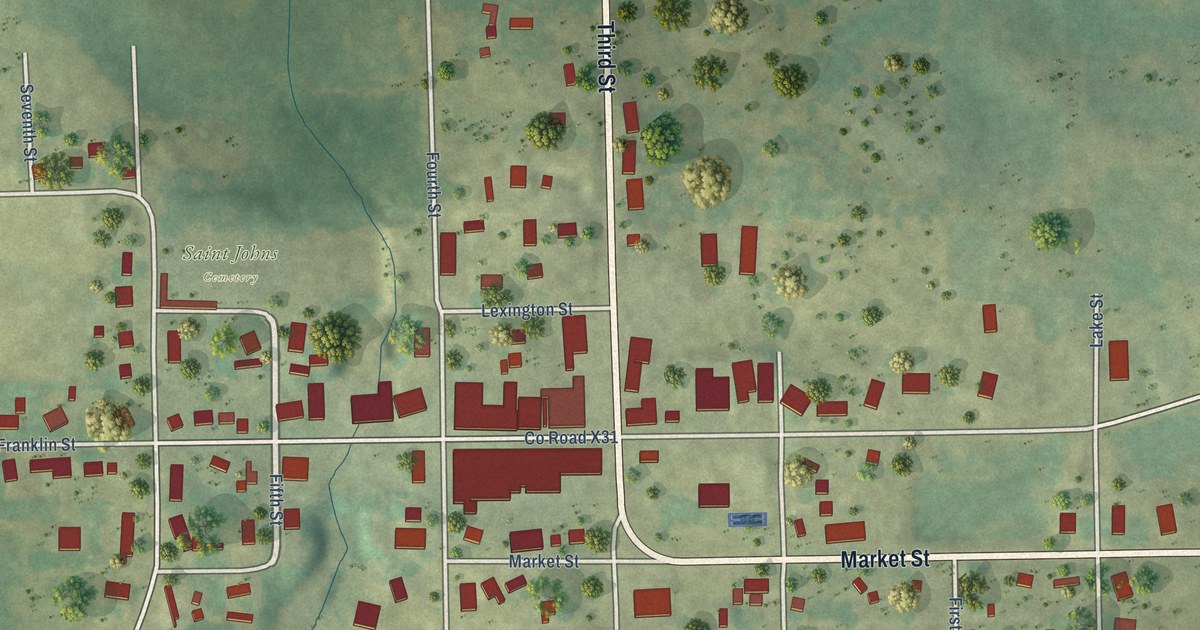 Map of Delhi, Iowa in 2026