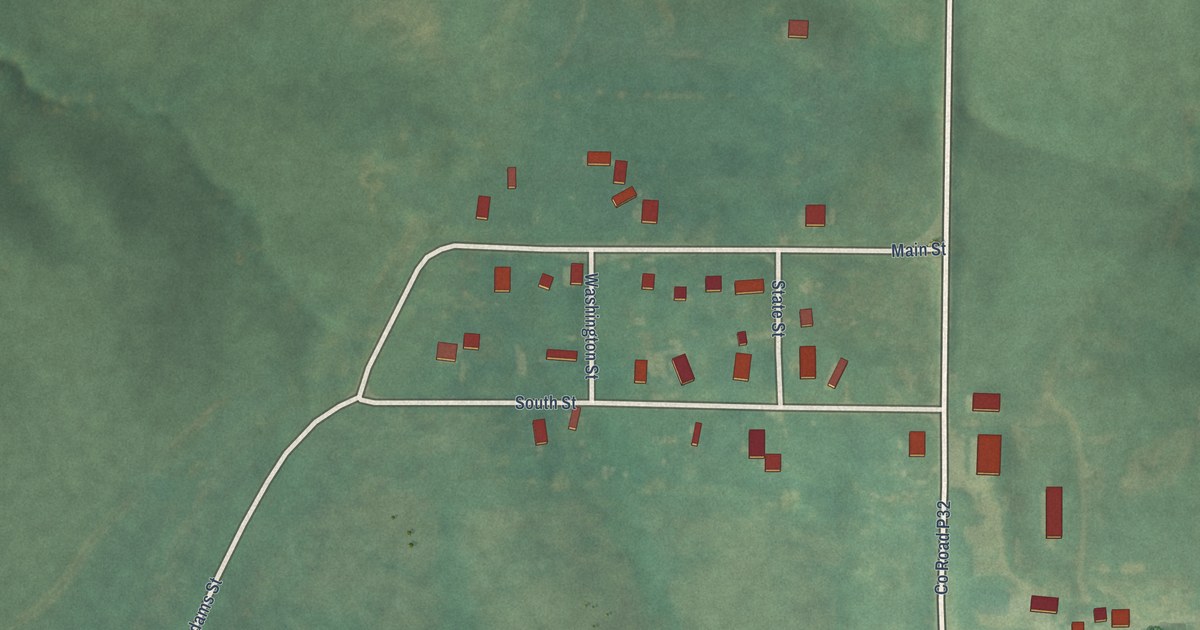 Map of Delphos, Iowa in 2026