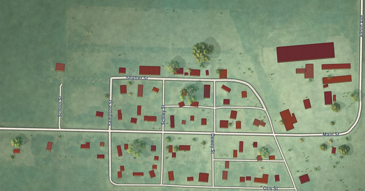 Map of Dolliver, Iowa in 2026