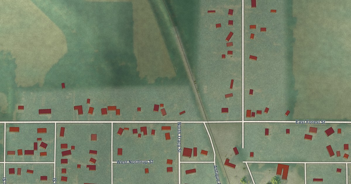 Map of Dows, Iowa in 2026