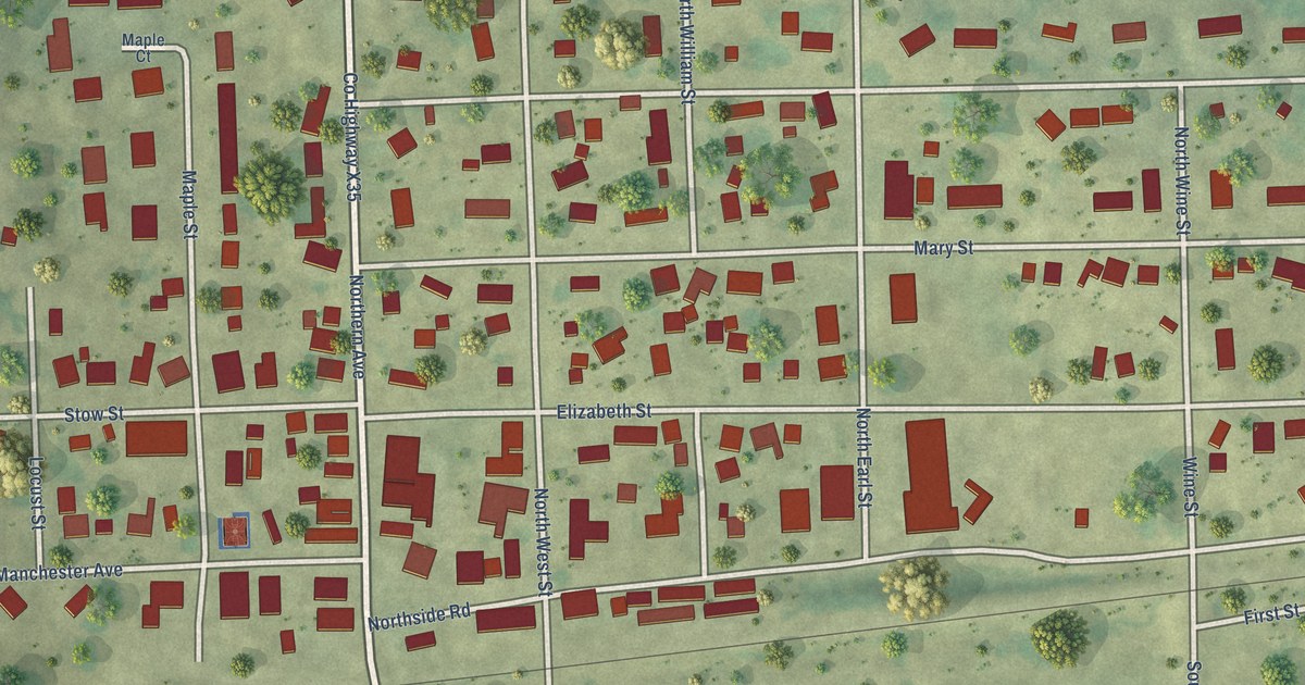 Map of Earlville, Iowa in 2026