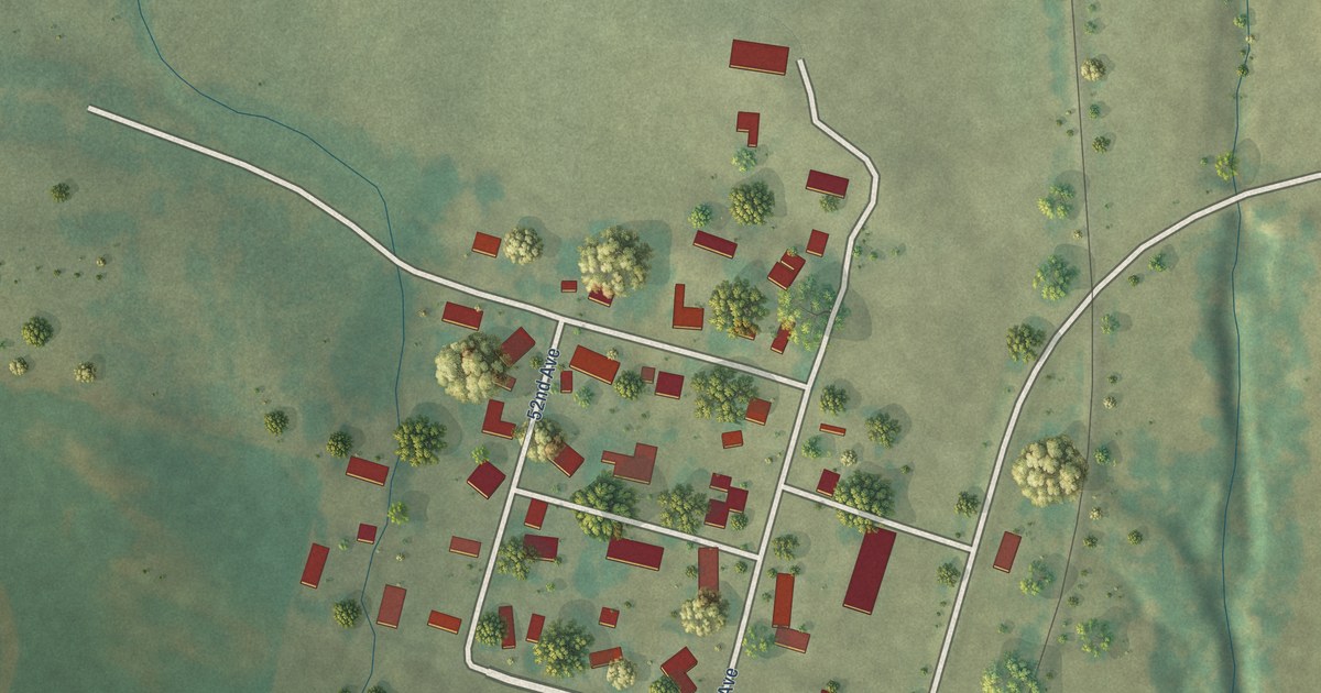 Map of East Amana, Iowa in 2026