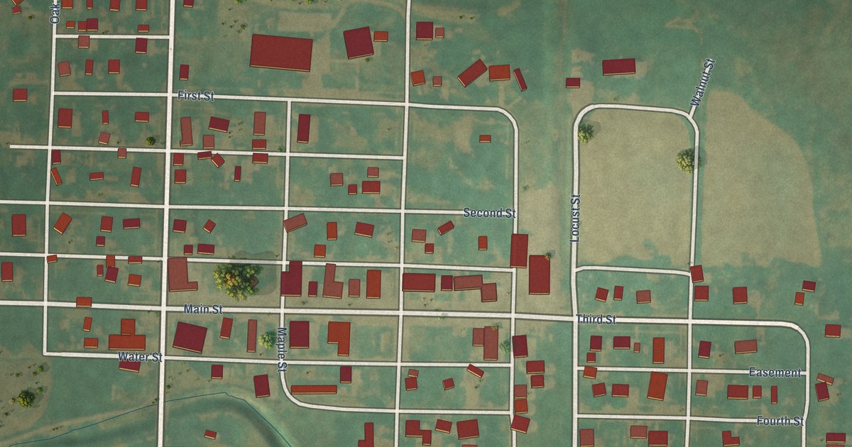 Map of Elliott, Iowa in 2026