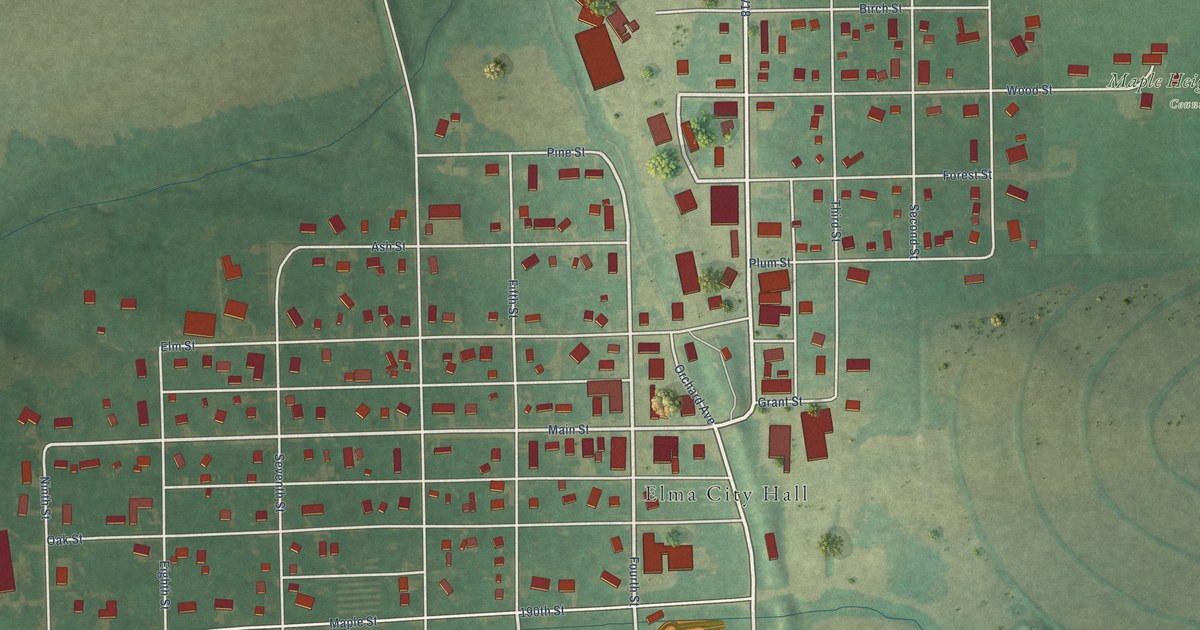 Map of Elma, Iowa in 2026