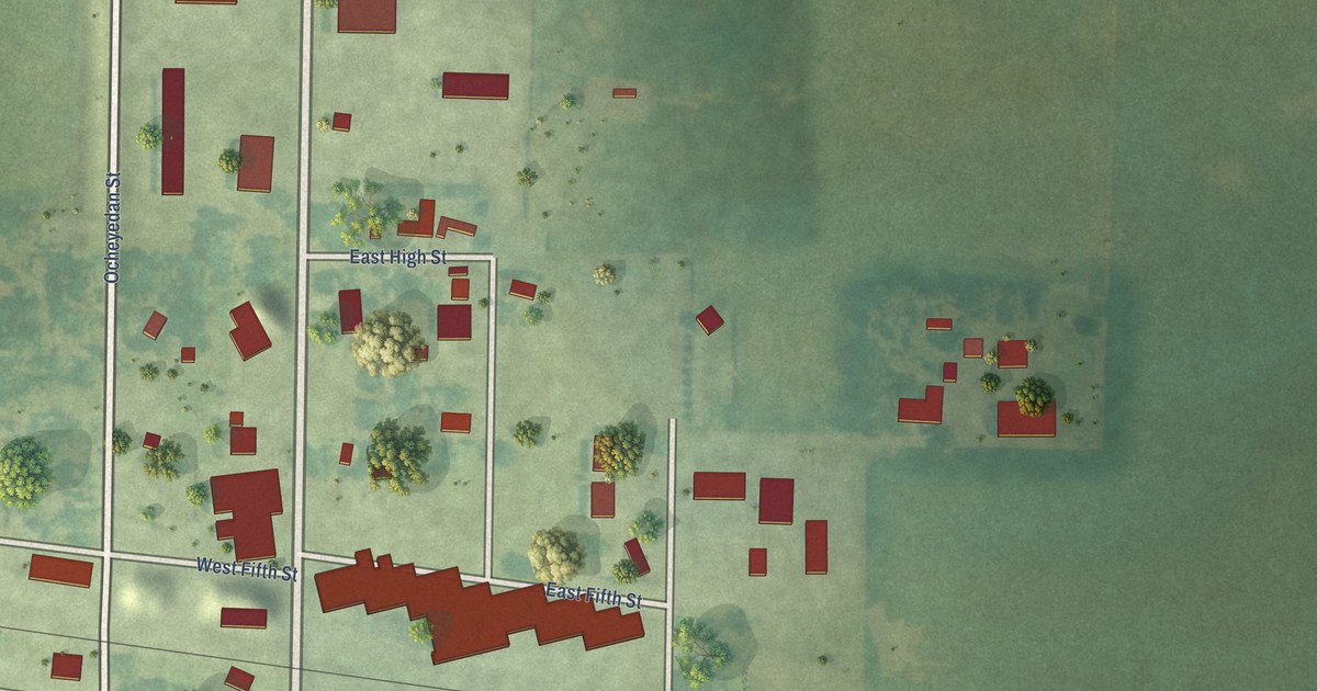 Map of Everly, Iowa in 2026