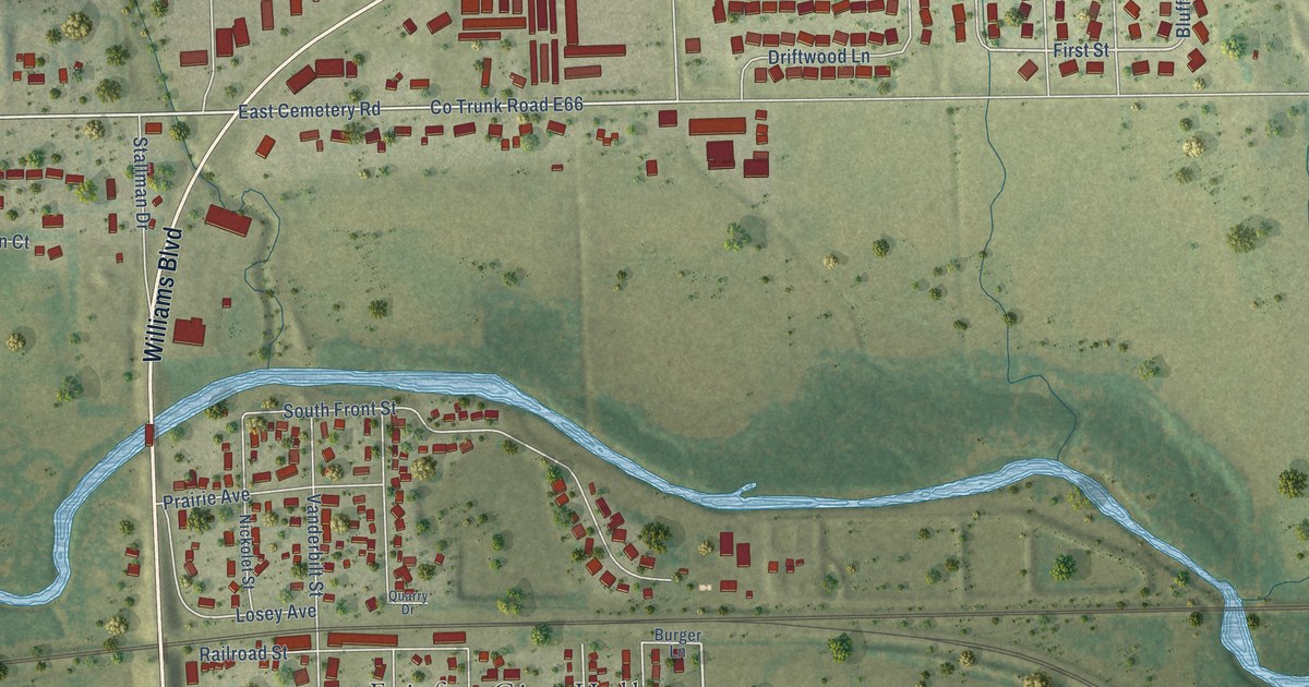 Map of Fairfax, Iowa in 2026