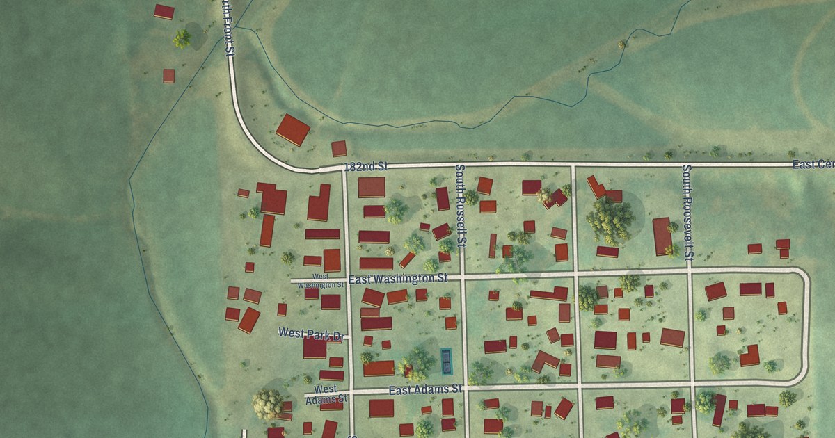 Map of Farmersburg, Iowa in 2026