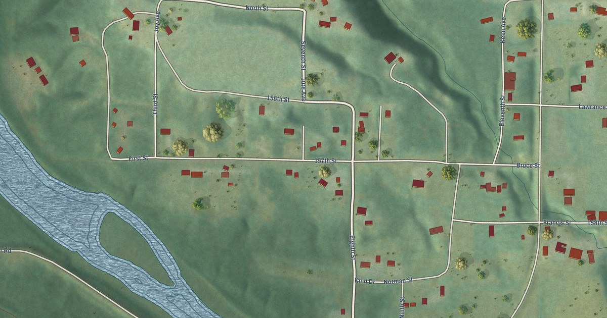 Map of Fraser, Iowa in 2026