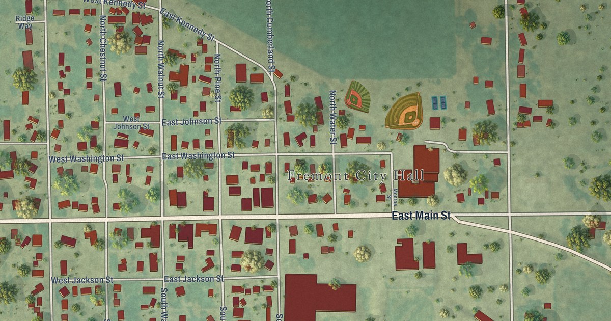 Map of Fremont, Iowa in 2026