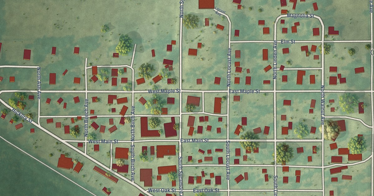 Map of Garrison, Iowa in 2026