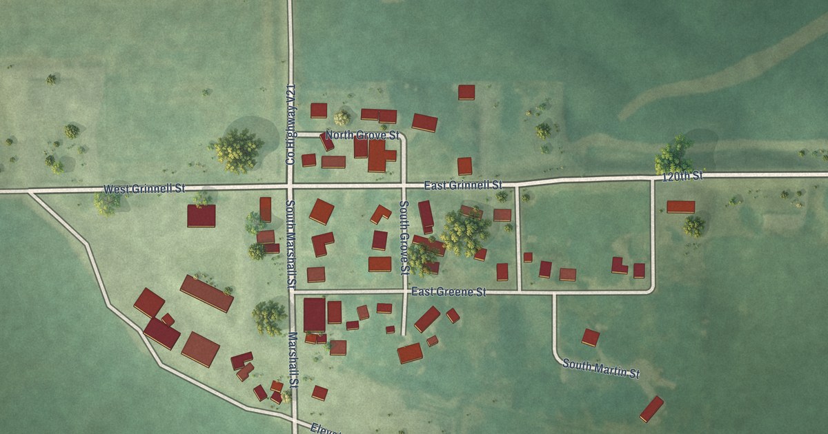 Map of Gibson, Iowa in 2026