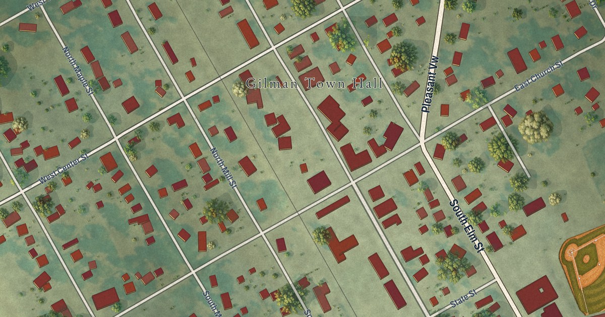 Map of Gilman, Iowa in 2026