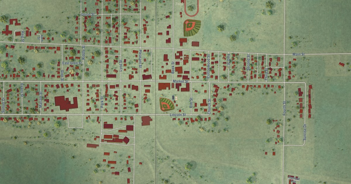 Map of Gowrie, Iowa in 2026