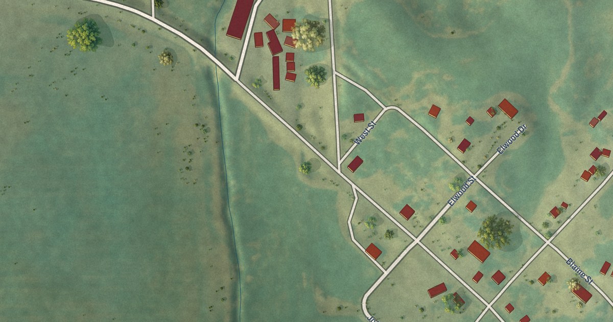 Map of Guernsey, Iowa in 2026