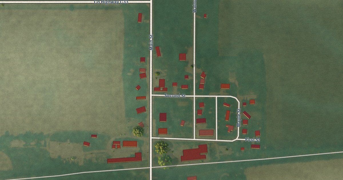 Map of Hansell, Iowa in 2026