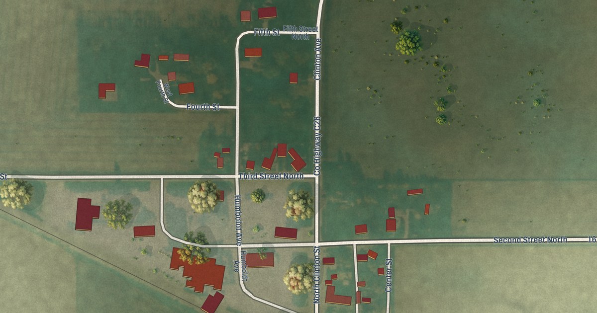 Map of Hardy, Iowa in 2026