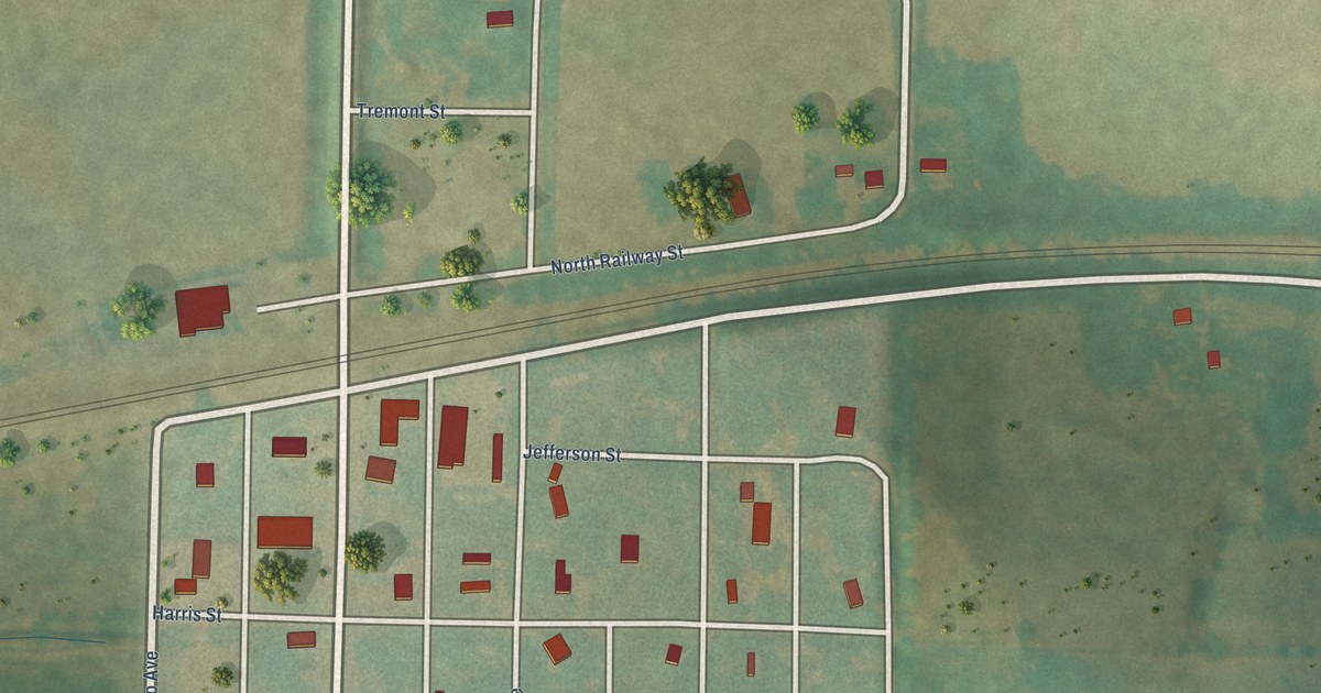 Map of Hastings, Iowa in 2026