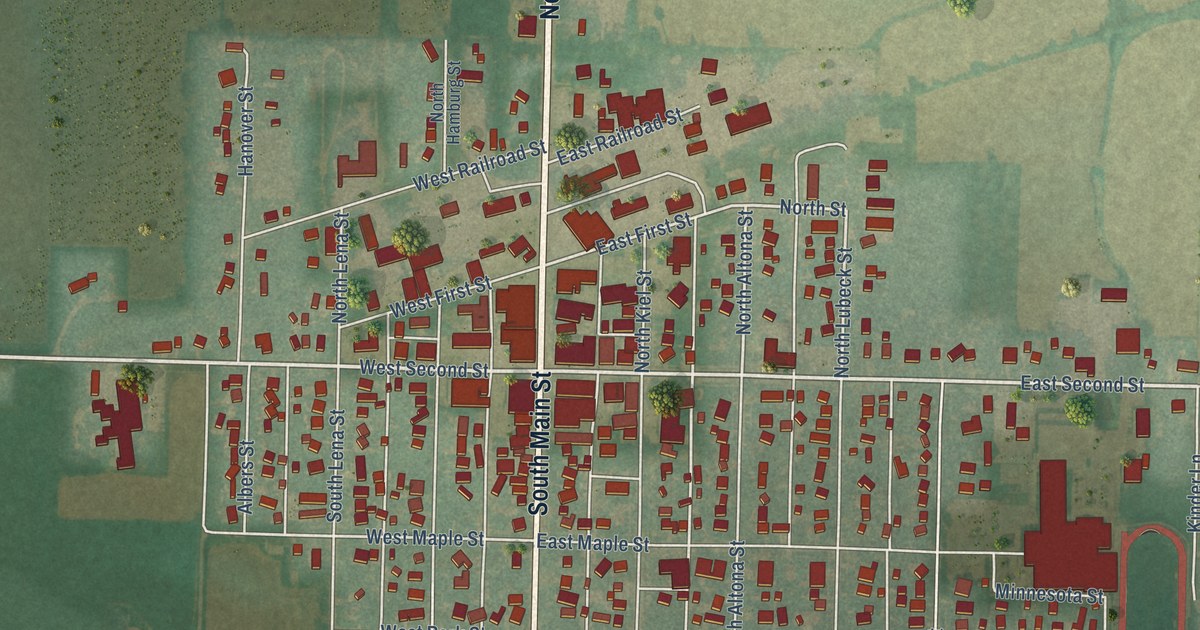 Map of Holstein, Iowa in 2026
