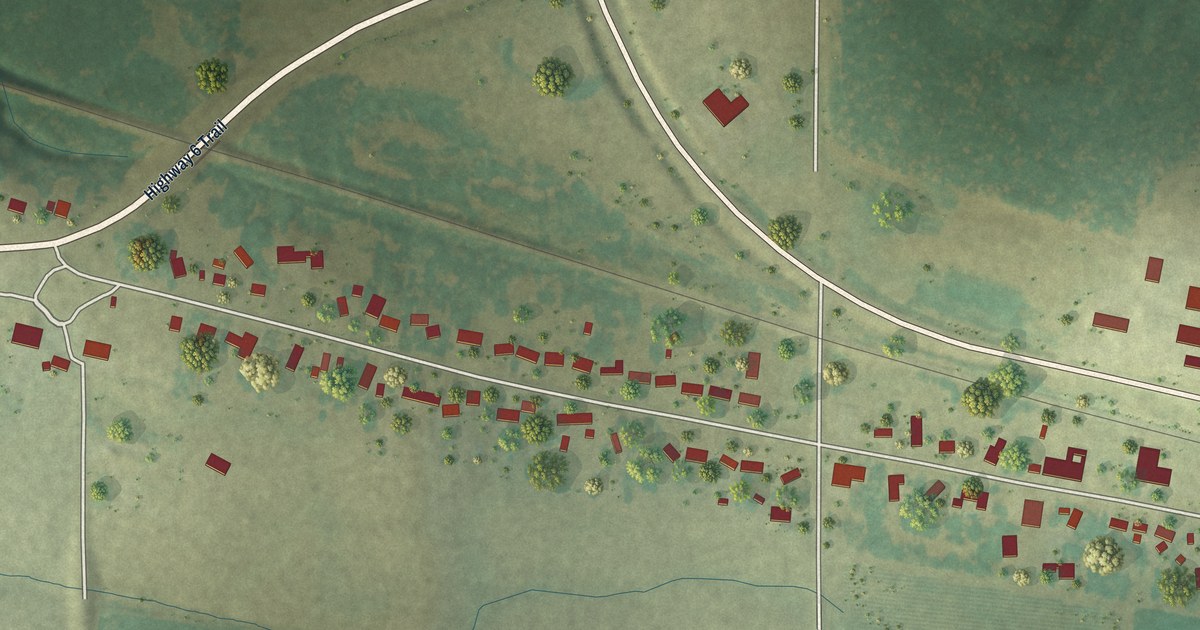 Map of Homestead, Iowa in 2026