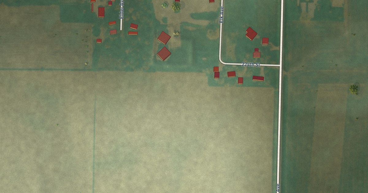 Map of Hutchins, Iowa in 2026