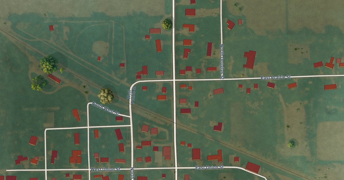 Map of Ionia, Iowa in 2026