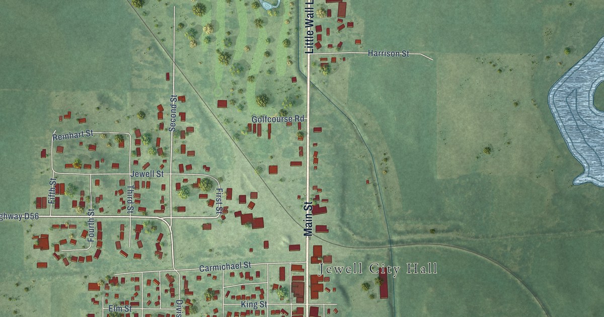 Map of Jewell Junction, Iowa in 2026