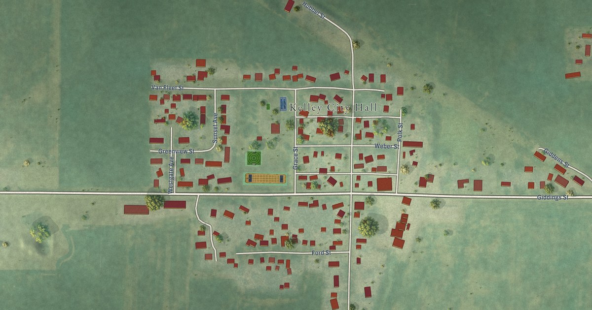 Map of Kelley, Iowa in 2026