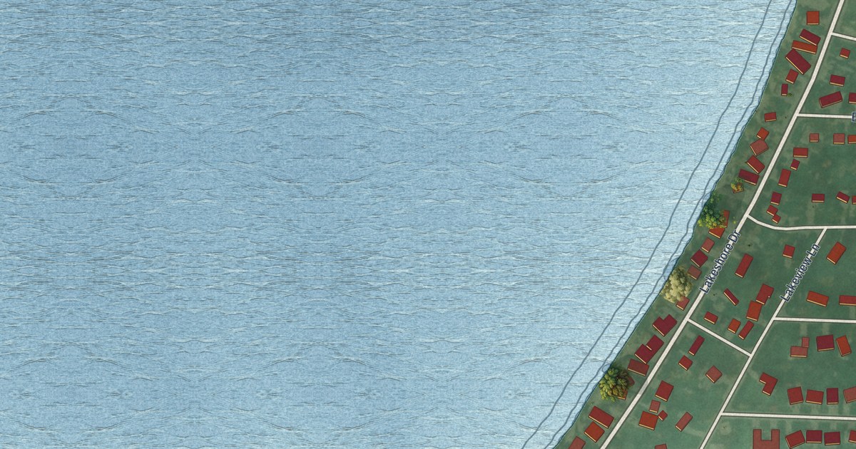 Map of Lakeside, Iowa in 2026