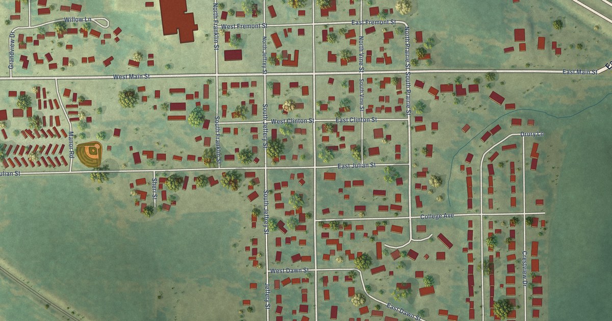 Map of Le Grand, Iowa in 2026