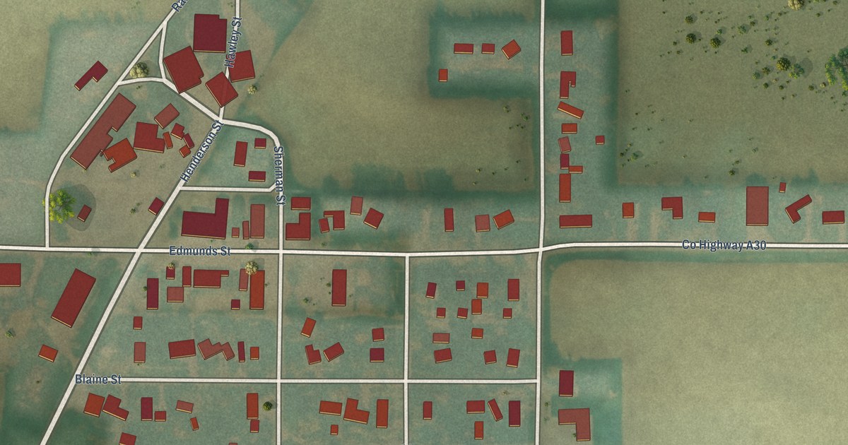 Map of Ledyard, Iowa in 2026