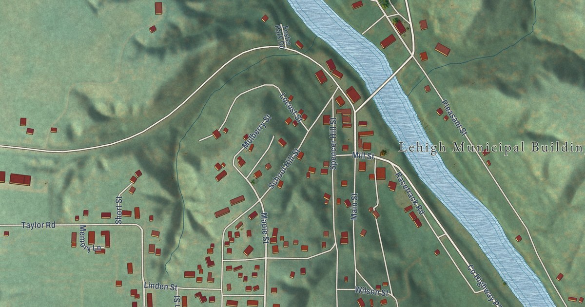 Map of Lehigh, Iowa in 2026