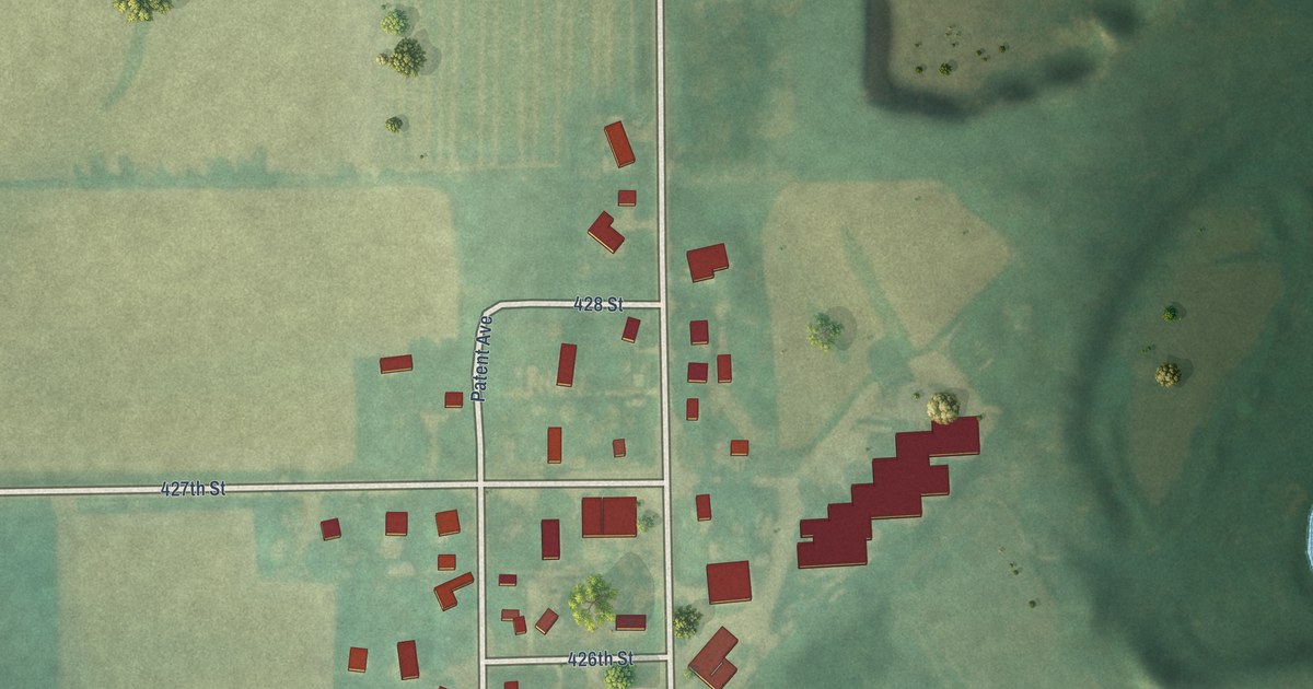 Map of Little Cedar, Iowa in 2026