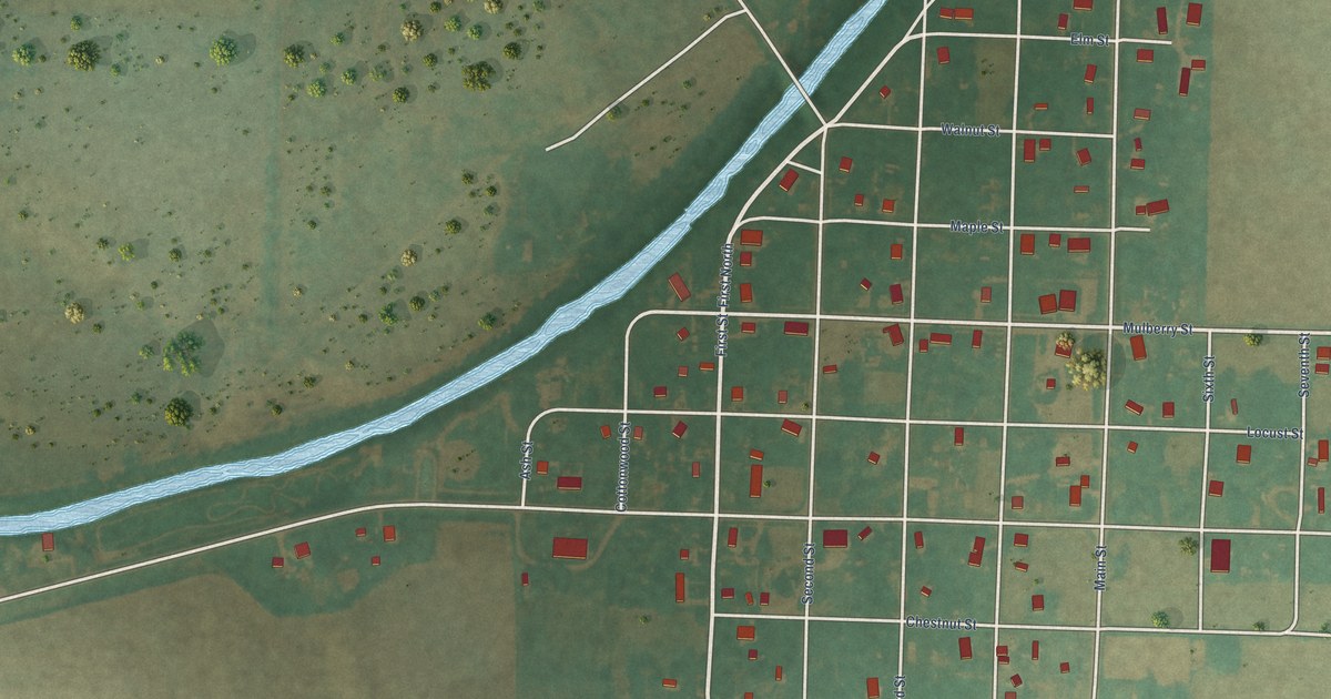 Map of Little Sioux, Iowa in 2026