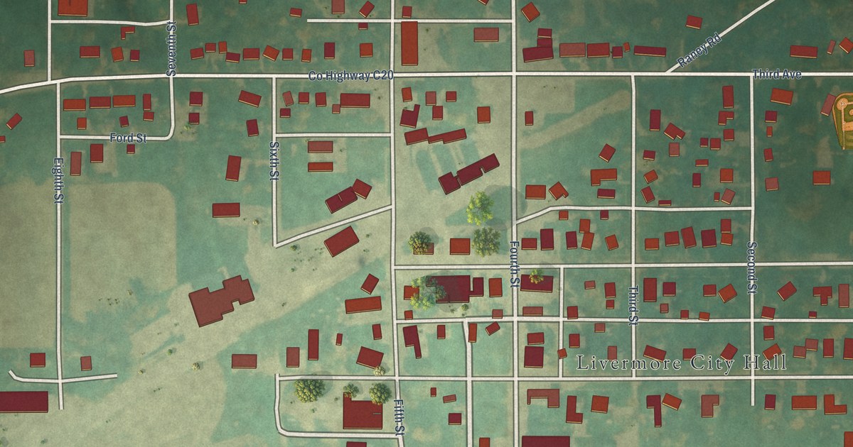 Map of Livermore, Iowa in 2026