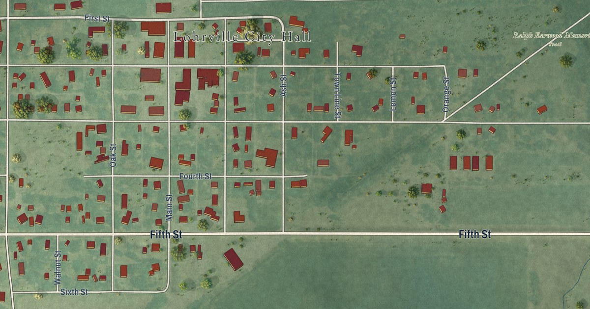 Map of Lohrville, Iowa in 2026