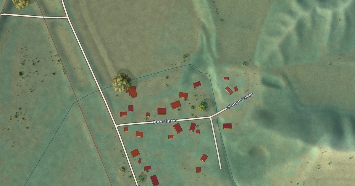 Map of Loveland, Iowa in 2026