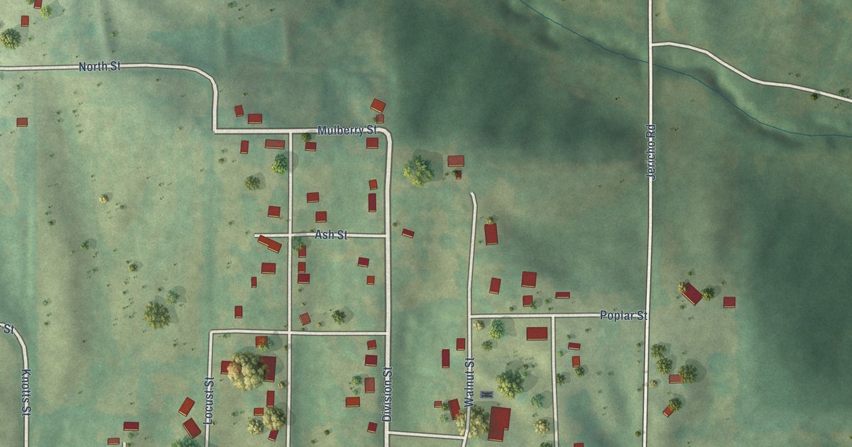 Map of Lucas, Iowa in 2026